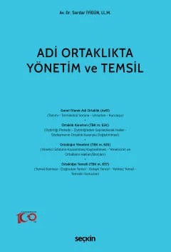 Adi Ortaklıkta Yönetim ve Temsil – Serdar İyigün – Seçkin Yayıncılık kitap kapağı