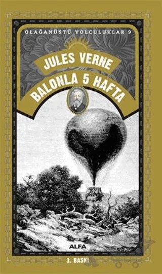 Balonla 5 Hafta – Jules Verne – Alfa Yayınları kitap kapağı