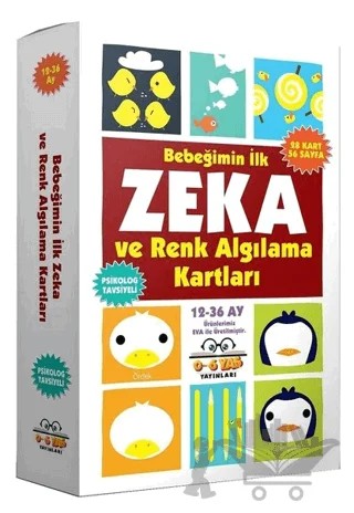 Bebeğimin İlk Zeka ve Renk Algılama Kartları 12-36 Ay – Kolektif – 0-6 Yaş Yayınları kitap kapağı