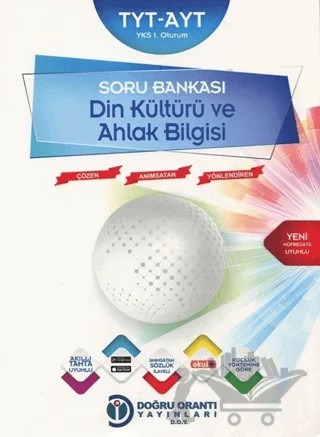 2018 TYT - AYT Din Kültürü ve Ahlak Bilgisi Soru Bankası – Kolektif – Doğru Orantı Yayınları kitap kapağı