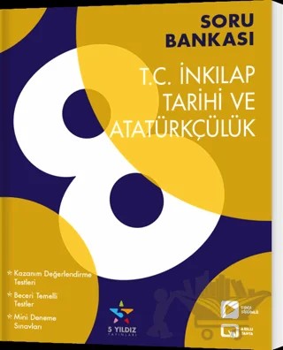 8. Sınıf İnkılap Tarihi Ve Atatürkçülük Soru Bankası – Kolektif – 5 Yıldız Yayınları kitap kapağı