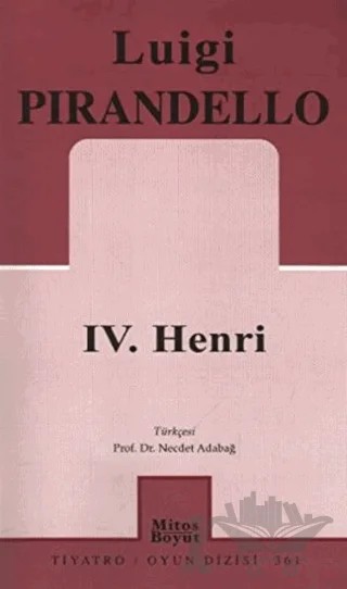 4. Henri – Luigi Pirandello – Mitos Boyut Yayınları kitap kapağı