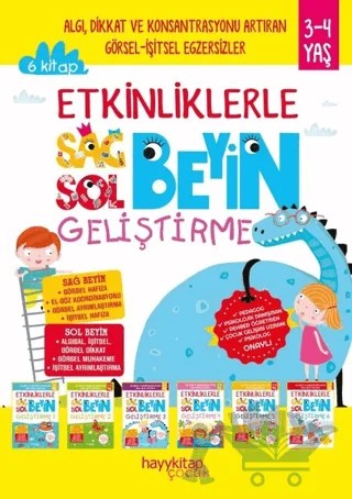 Etkinliklerle Sağ Beyin Sol Beyin Geliştirme – Canan Öztürk – Hayykitap kitap kapağı