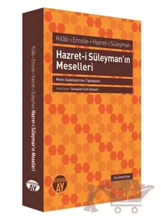 Hazret-i Süleyman'ın Meselleri – Anonim – Büyüyen Ay Yayınları kitap kapağı