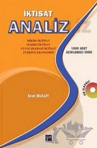 İktisat Analiz – Erol Bulut – Gazi Kitabevi kitap kapağı