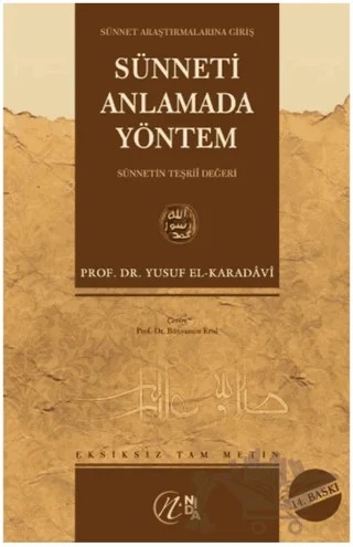 Sünneti Anlamada Yöntem (Ciltli) – Yusuf el-Karadavi – Nida Yayıncılık kitap kapağı