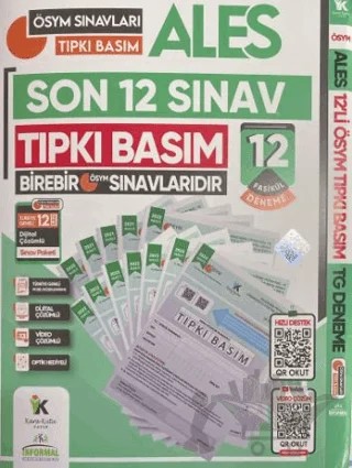 2024 ALES ÖSYM Tıpkı Basım Çıkmış Soru 12li Deneme Paketi Video Ve Dijital Çözümlü Türkiye Geneli – Kolektif – Karakutu Yayın kitap kapağı