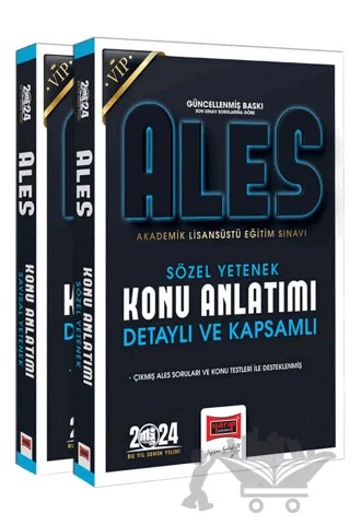 2024 ALES Vip Sayısal-Sözel Detaylı ve Kapsamlı Konu Anlatımlı Set – Kolektif – Yargı Yayınevi kitap kapağı