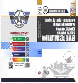 Türkiye İstatistik Kurumu Görevde Yükselme ve Ünvan Değişikliği Sınavına Hazırlık Konu Anlatımlı Soru Bankası – Mehmet Er – Askeri Sınav Kitapları kitap kapağı