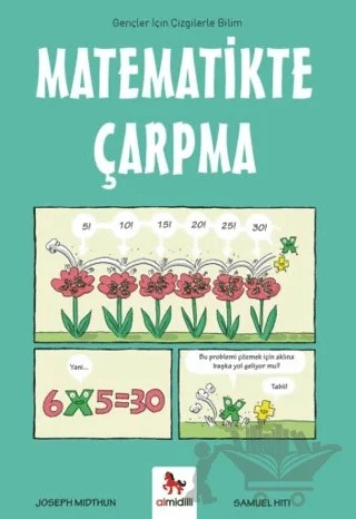 Matematikte Çarpma – Gençler İçin Çizgilerle Bilim – Joseph Midthun – Almidilli kitap kapağı