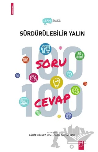 Lean Talks Sürdürülebilir Yalın 100 Soru 100 Cevap – Gamze Ürkmez, Yasin Danyal – Memento Mori kitap kapağı