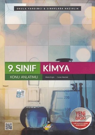 9. Sınıf Kimya Konu Anlatımlı – Metin Ergin – Fdd Yayınları kitap kapağı