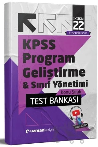 2022 KPSS Eğitim Bilimleri Program Geliştirme Sınıf Yönetimi Test Bankası Yaprak Test – Kolektif – Uzman Kariyer Yayınları kitap kapağı