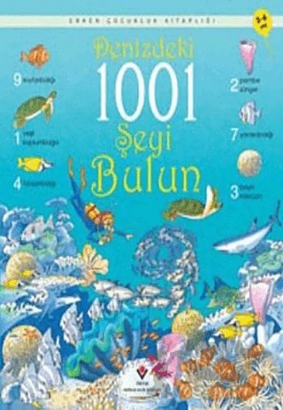 Denizdeki 1001 Şeyi Bulun – Katie Daynes – TÜBİTAK Yayınları kitap kapağı