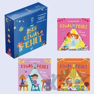 Aber Etwas Fehlt - Almanca Bir Şey Eksik Seti (3 Fenerli Kitap) – Ceren Çukadar – Puset Kitap kitap kapağı