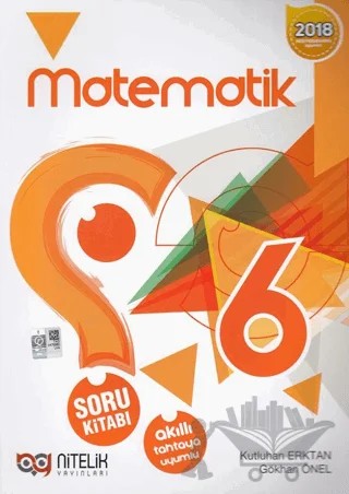 6. Sınıf Matematik Soru Kitabı – Kutluhan Erktan, Gökhan Önel – Nitelik Yayınları - Bayilik kitap kapağı