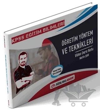 KPSS Eğitim Bilimleri Öğretim Yöntem ve Teknikleri Video Ders Notu – Metin Şar – Dijital Hoca kitap kapağı