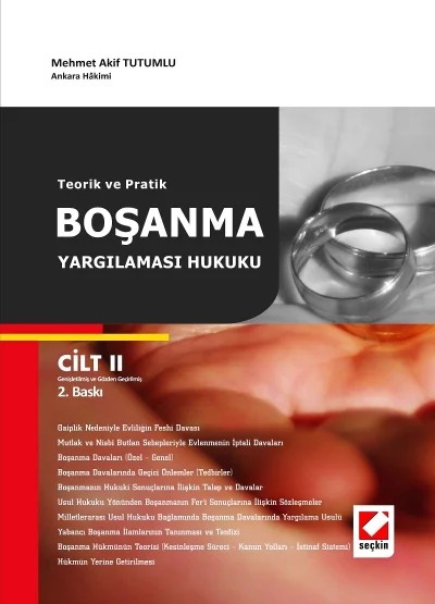 Teorik ve PratikBoşanma Yargılaması Hukuku (2 Cilt) – Mehmet Akif Tutumlu – Seçkin Yayıncılık kitap kapağı