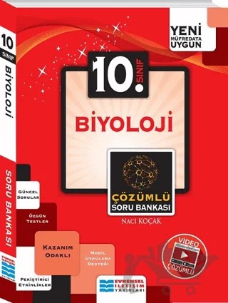 10. Sınıf Biyoloji Soru Bankası – Naci Koçak – Evrensel İletişim Yayınları kitap kapağı