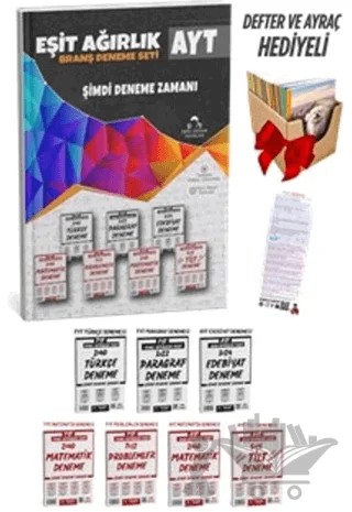 2025 AYT Eşit Ağırlık Deneme Seti 7 Fasikül 24 Deneme + Defter Hediyeli – Kollektif – Ders Ortamı Yayınları kitap kapağı