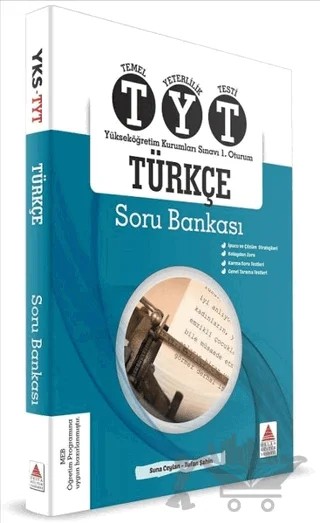 YKS TYT 1.Oturum Türkçe Soru Bankası – Suna Ceylan, Tufan Şahin – Delta Kültür Yayınevi kitap kapağı