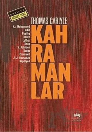 Kahramanlar – Thomas Carlyle – Ötüken Neşriyat kitap kapağı