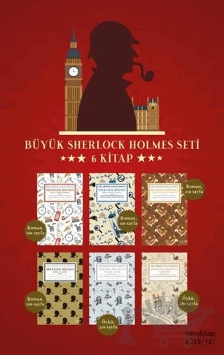 Büyük Sherlock Holmes Seti (6 Kitap Takım) – Sir Arthur Conan Doyle – Hayykitap kitap kapağı