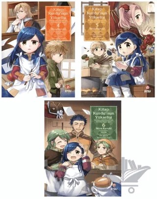 Kitap Kurdu'nun Yükselişi (3 Kitap Set) – Miya Kazuki – Beta Byou kitap kapağı