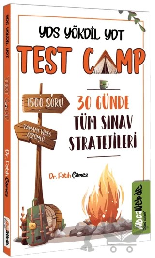YDS YÖKDİL YKSDİL Test Camp Soru Kitabı – Fatih Çömez – HocaWebde Yayınları kitap kapağı