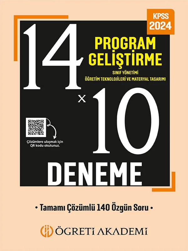 Öğreti Akademi Kpss Eğitim Bilimleri 14x10 Program Geliştirme Sınıf Yönetimi Öğretim Teknolojileri V – Öğreti Akademi kitap kapağı