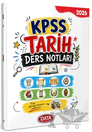 2026 KPSS Tarih Ders Notları – Kolektif – Data Yayınları kitap kapağı