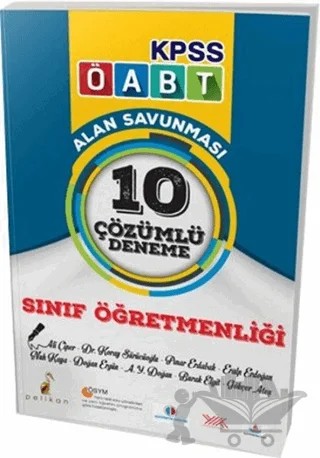 2018 ÖABT Sınıf Öğretmenliği Çözümlü 10 Deneme – Kolektif – Pelikan Tıp Teknik Yayıncılık kitap kapağı