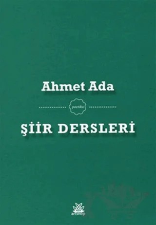 Şiir Dersleri – Ahmet Ada – Artshop Yayıncılık kitap kapağı