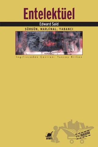 Entelektüel – Edward W. Said – Ayrıntı Yayınları kitap kapağı