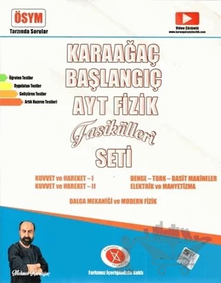 AYT Başlangıç Fizik Fasikülleri Seti – Mehmet Karaağaç – Karaağaç Yayıncılık kitap kapağı
