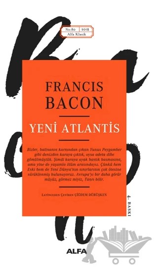 Yeni Atlantis – Francis Bacon – Alfa Yayınları kitap kapağı