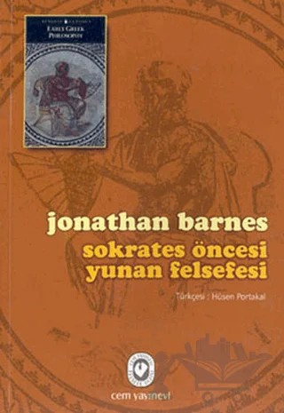 Sokrates Öncesi Yunan Felsefesi – Jonathan Barnes – Cem Yayınevi kitap kapağı