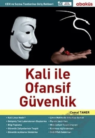 Kali ile Ofansif Güvenlik – Cemal Taner – Abaküs Kitap kitap kapağı