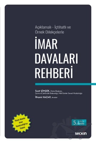 İmar Davaları Rehberi – Suat Şimşek, İlhami Hazar – Seçkin Yayıncılık kitap kapağı