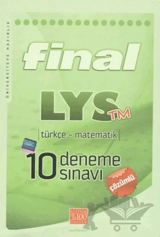 Final LYS Türkçe-Matematik 10 Çözümlü Deneme Sınavı – Kolektif – Final Yayınları kitap kapağı