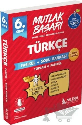 6. Sınıf Türkçe Fasikül + Soru Bankası – Kolektif – Muba Yayınları kitap kapağı
