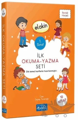 1. Sınıf Elakin İlk Okuma-Yazma Seti (10 Kitap Takım) – Kerem Altındağ – Parıltı Yayınları kitap kapağı