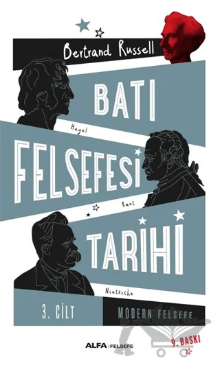 Batı Felsefesi Tarihi (Cilt 3) – Bertrand Russell – Alfa Yayınları kitap kapağı