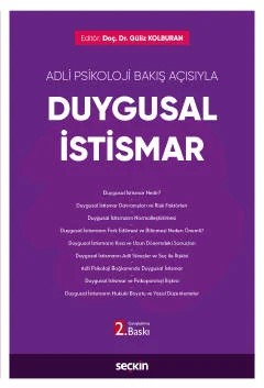 Adli Psikoloji Bakış AçısıylaDuygusal İstismar – Şahide Güliz Kolburan – Seçkin Yayıncılık kitap kapağı