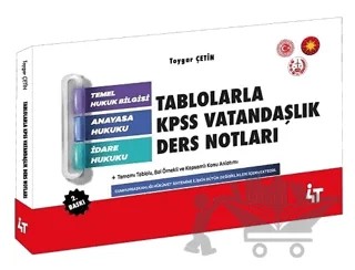 Tablolarla KPSS Vatandaşlık Ders Notları – Toygar Çetin – 4T Yayınları kitap kapağı