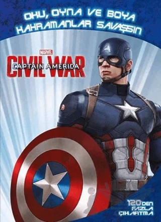 Marvel Captain America: Civil War – Kolektif – Beta Kids kitap kapağı