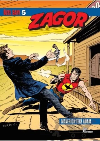 Zagor Özel Sayı: 5 – Antonio Zamberletti – Çizgi Düşler Yayınevi kitap kapağı