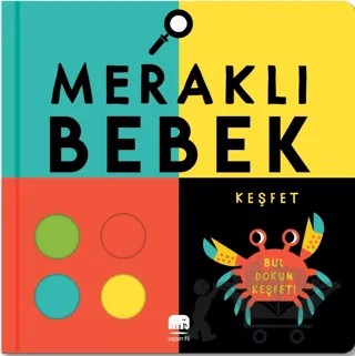 Meraklı Bebek Keşfet – Rebecca Weerasekera – Uçan Fil Yayınları kitap kapağı