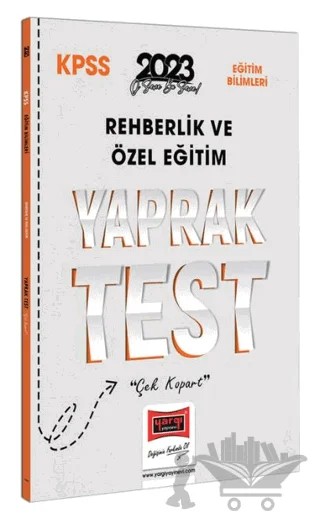 2023 KPSS Eğitim Bilimleri Rehberlik ve Özel Eğitim Yaprak Test – Kolektif – Yargı Yayınevi kitap kapağı