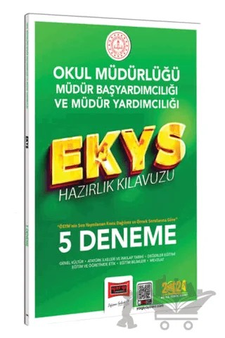 2024 EKYS Okul Müdürlüğü - Müdür Başyardımcılığı ve Müdür Yardımcılığı Tamamı Çözümlü 5 Deneme – Kolektif – Yargı Yayınevi kitap kapağı